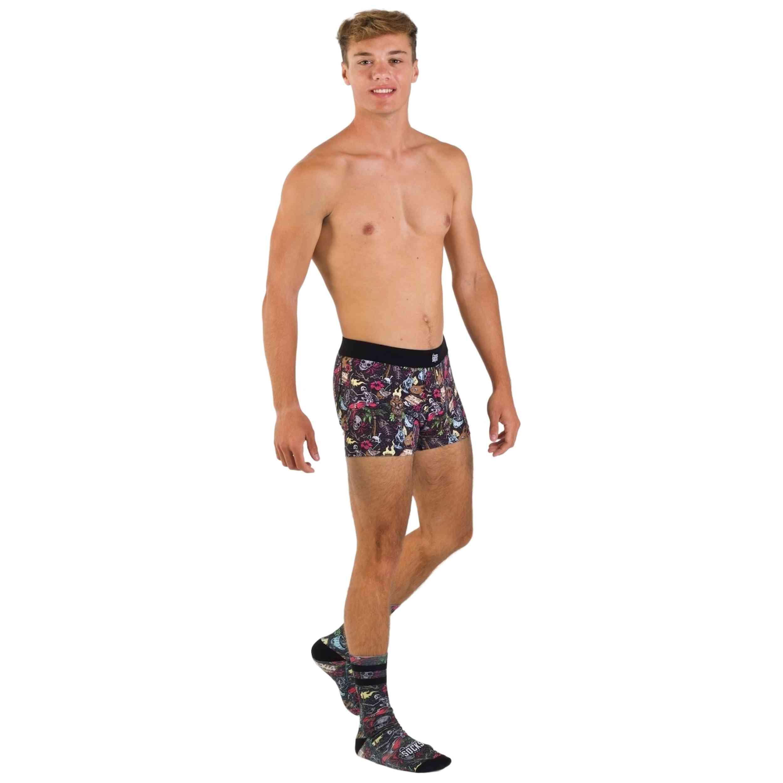 Onderbroek American socks model Aloha Boxer Brief voor unisex 3/3