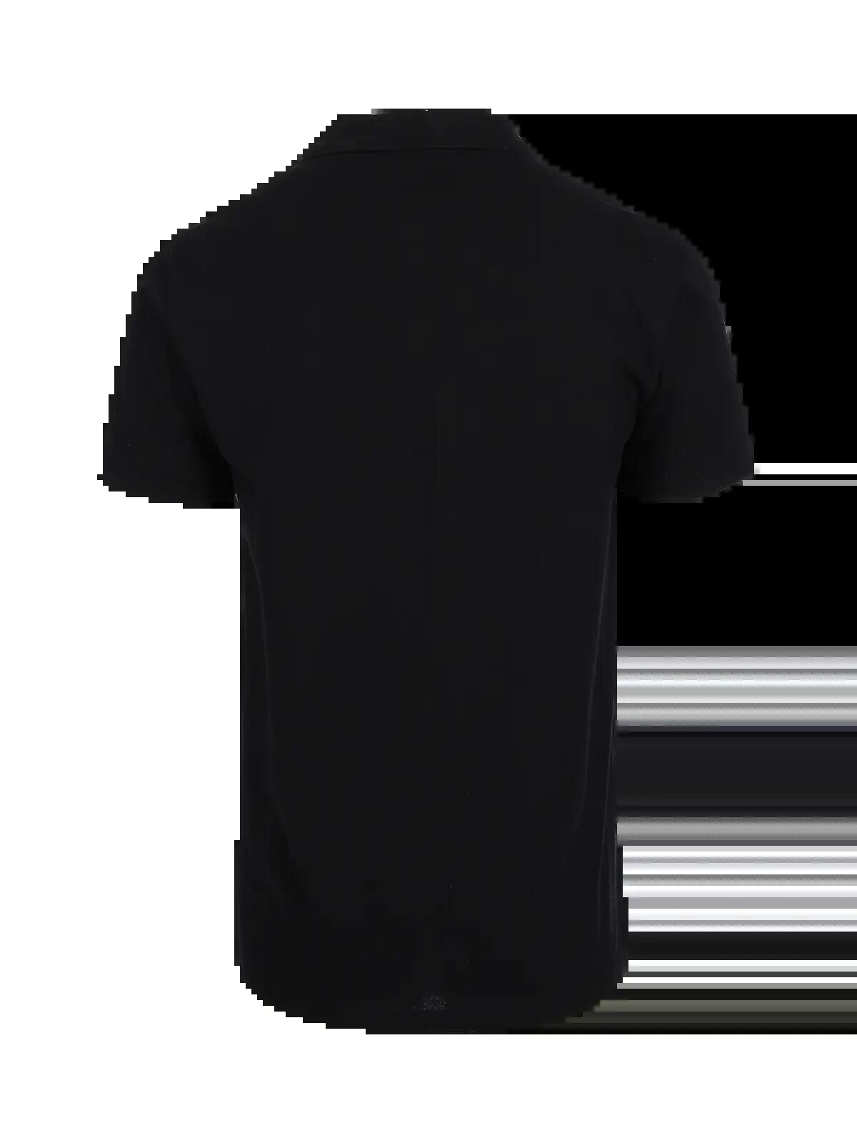 Tavico Herren Polo Kurzarm Mode Normale Passform Black 2/6