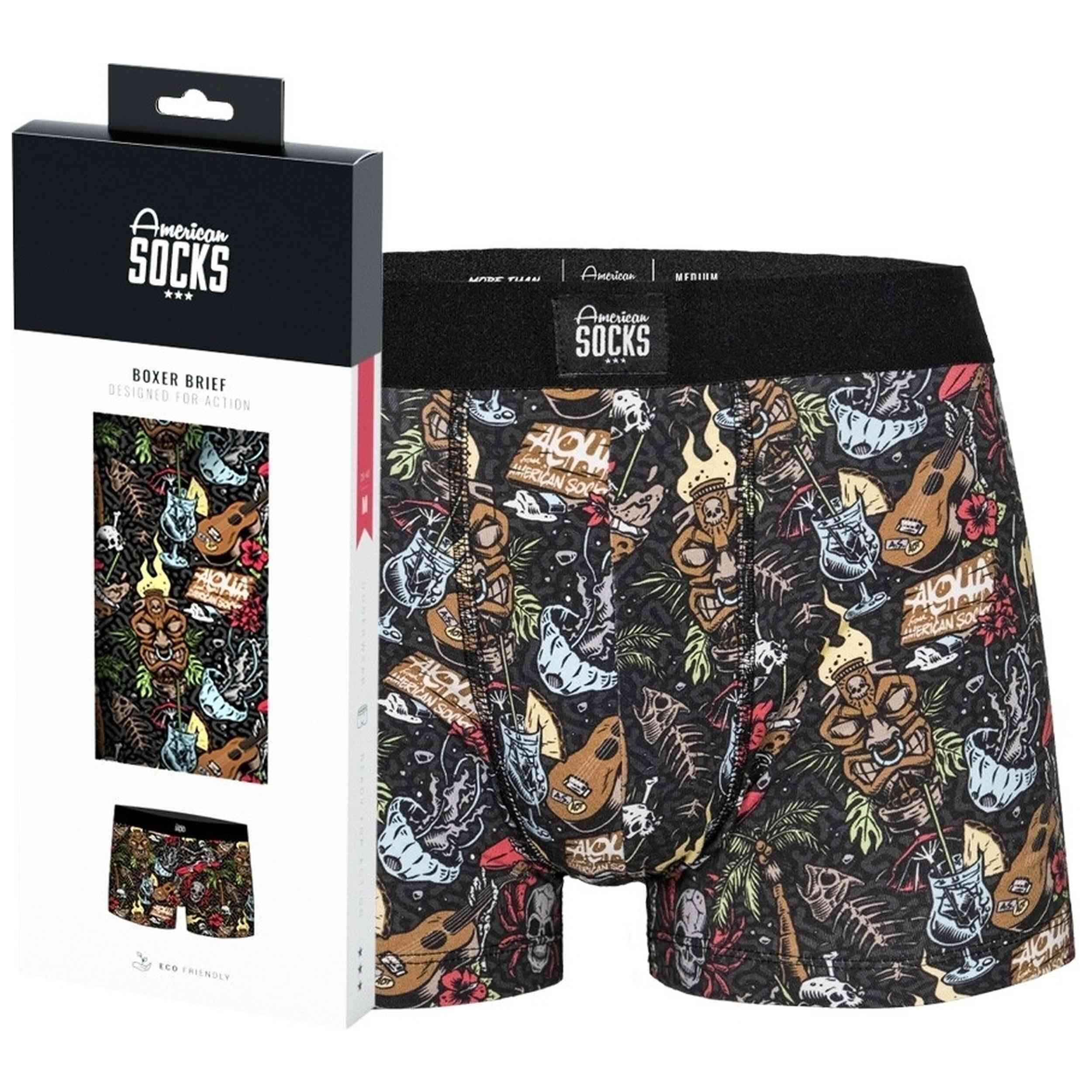 Onderbroek American socks model Aloha Boxer Brief voor unisex 1/3