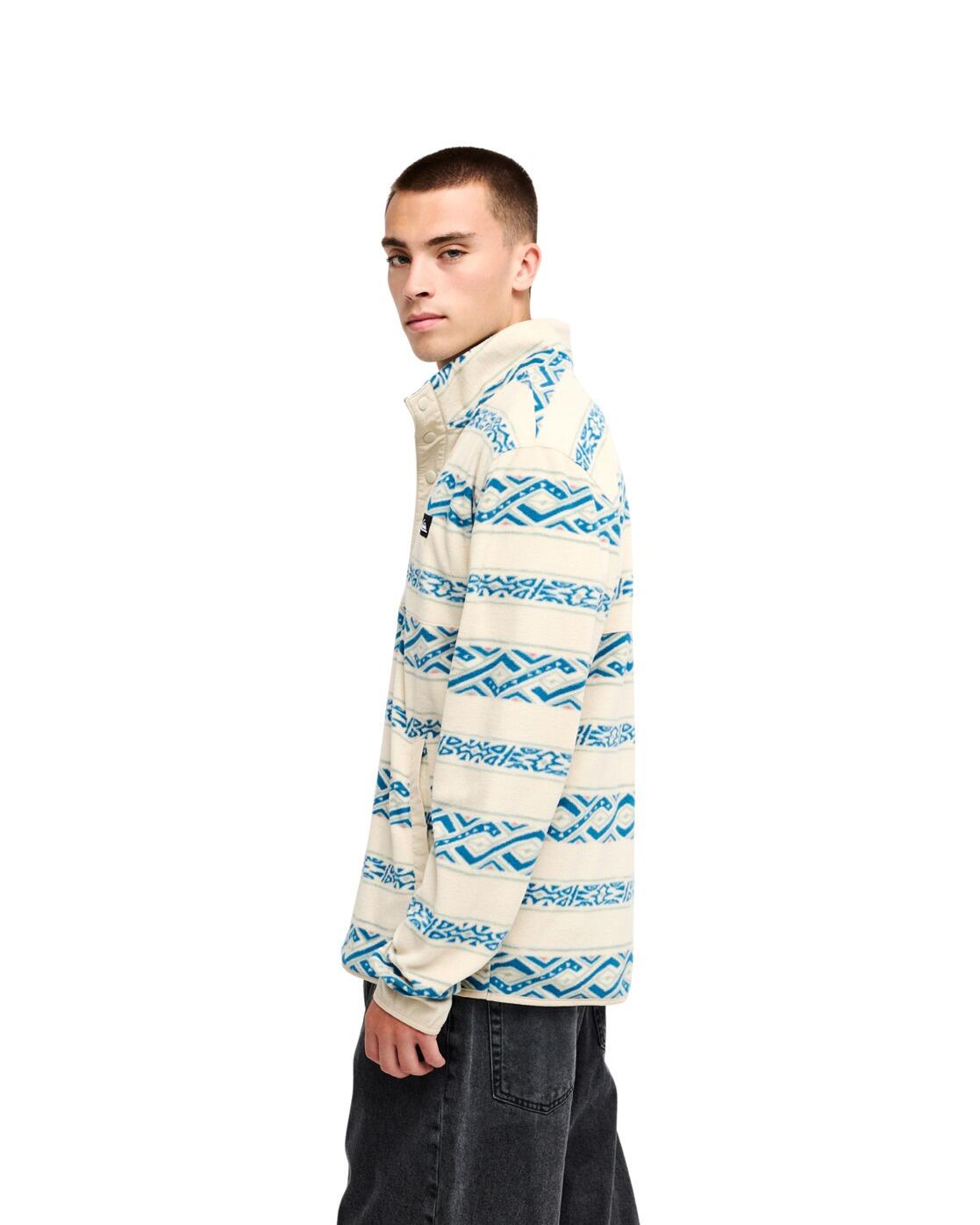 Fleece NO DESTINATION HS Grau Heren 3/4
