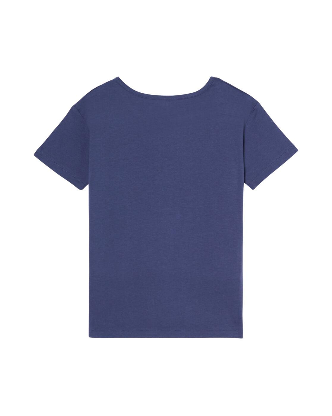 T-Shirt LILYREGULAR NIGHT VINTAGE Blau Meisjes 4-16 3/4