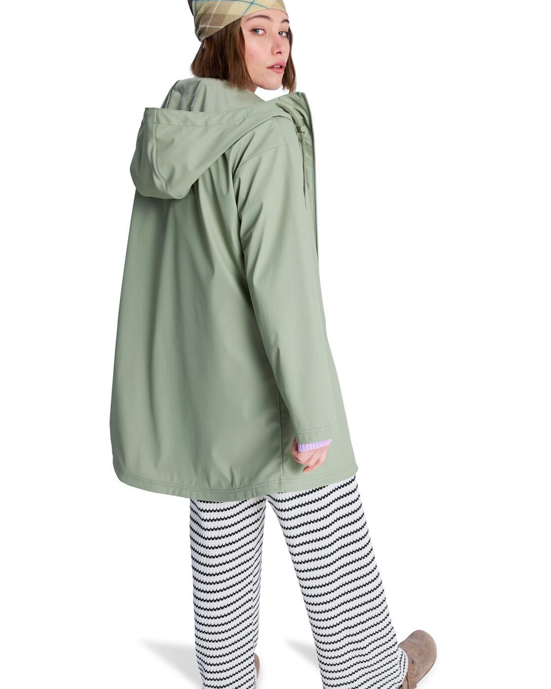 Regenjacke RAINING AGAIN Grün Dames 2/4