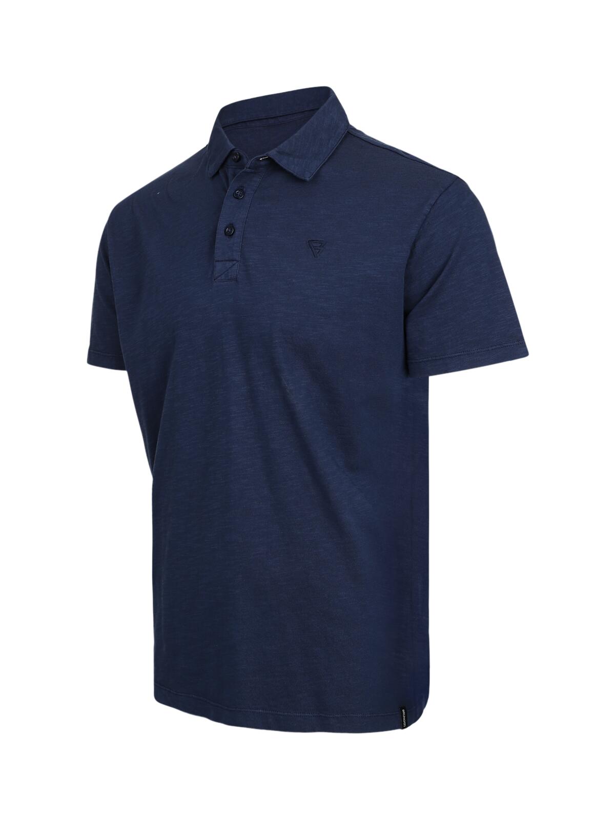 Palorai Heren Polo met korte mouwen Mode Regular Fit Indigo Blue 3/6