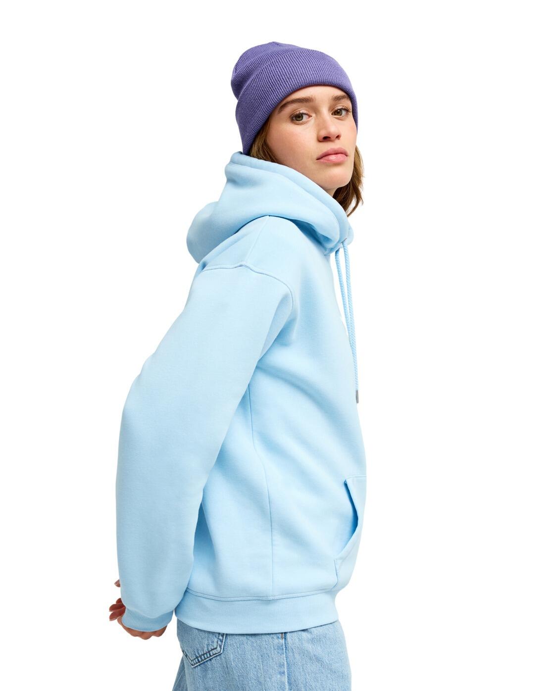 Sudadera con capucha SURF STOKED BRUSHED ART Azul Mujer 3/4