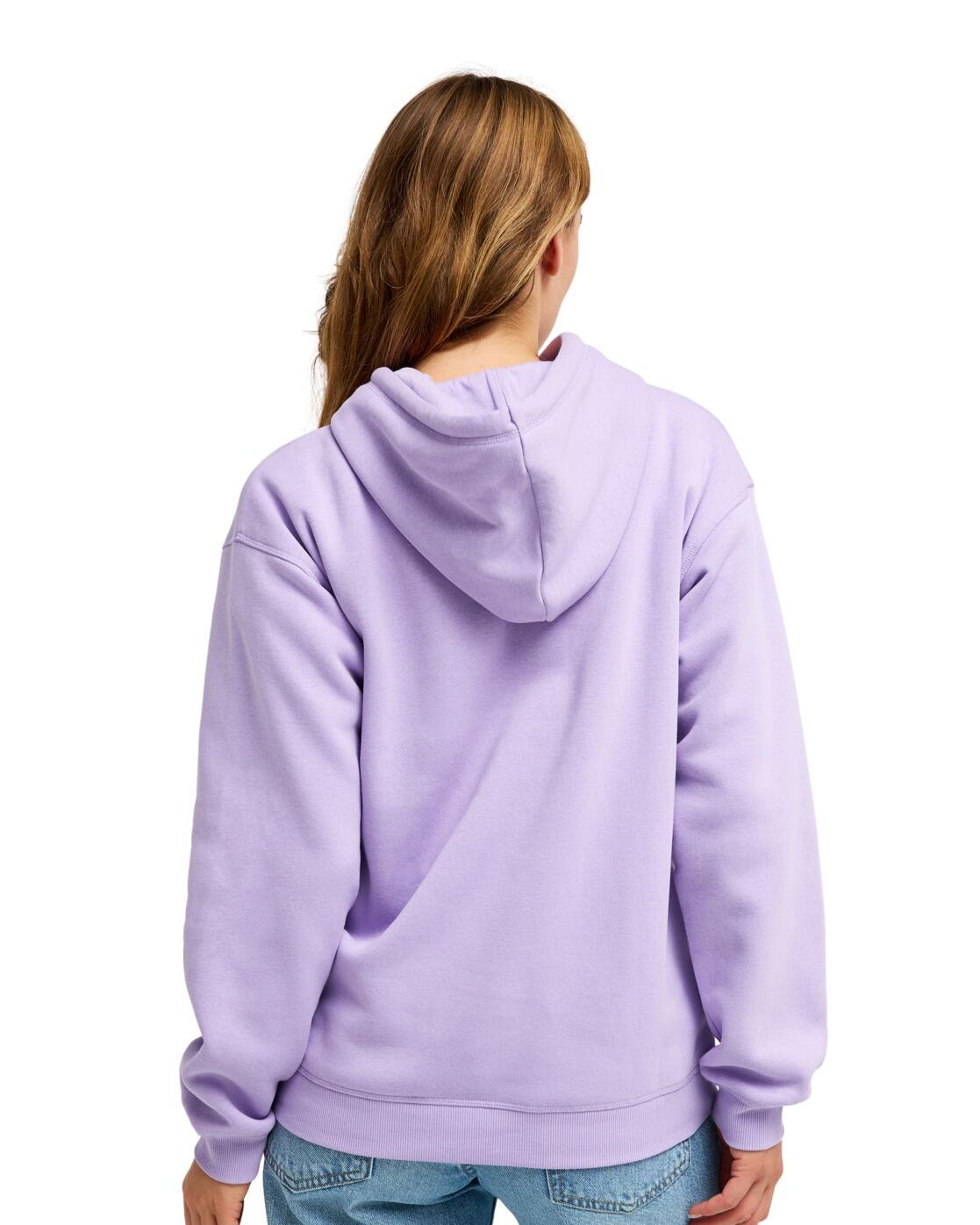 Sudadera con capucha SURF STOKED BRUSHED ART Morado Mujer 2/4