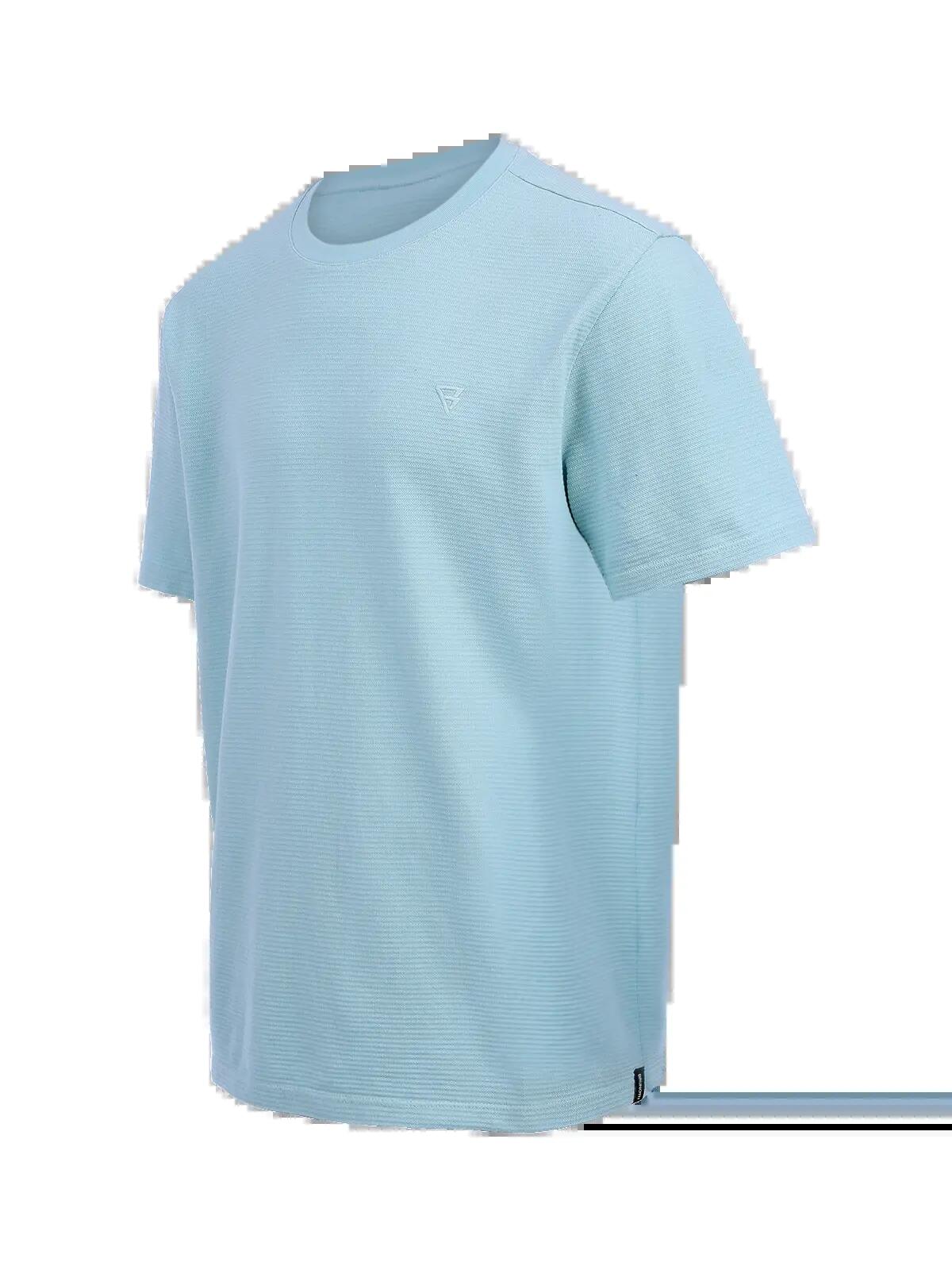 Dozan Heren T-Shirt Fashion Regular Fit Crewneck Mist 3/6