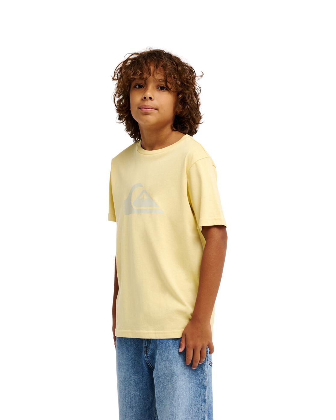 T-shirt à manches courtes EV COMP LOGO Jaune Garçon 3/4