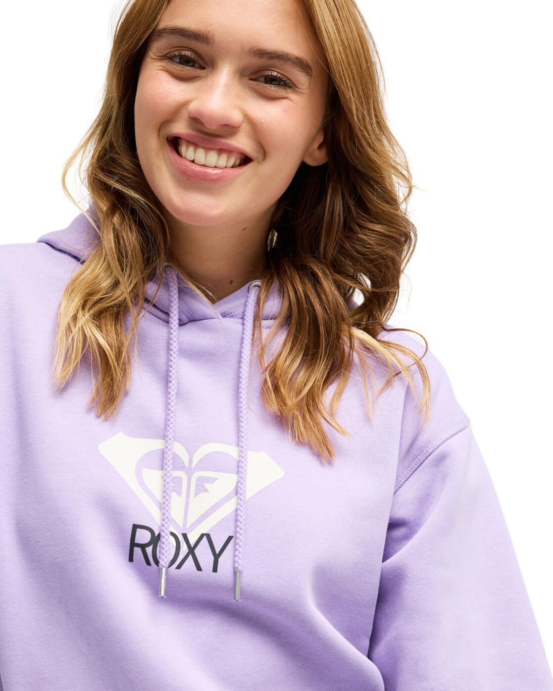 Sudadera con capucha SURF STOKED BRUSHED ART Morado Mujer 4/4