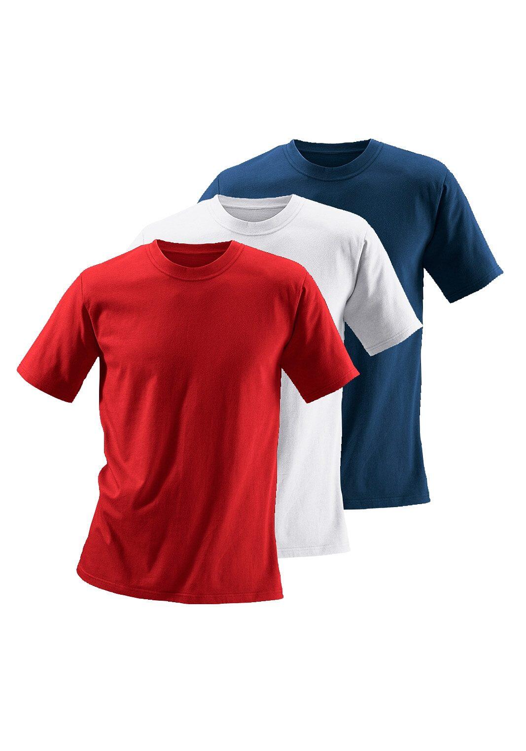 Herren Rundhalsshirts (3 Stück), Baumwolle»Cotton made in Africa« 2/6