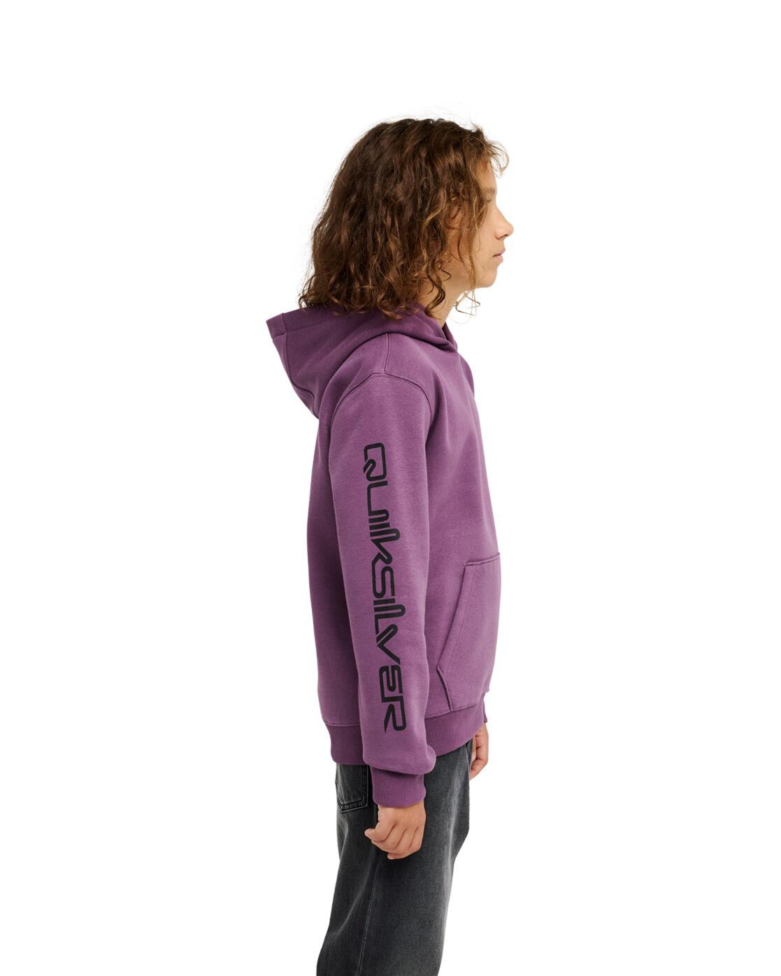 Sudadera con capucha OMNI LOGO Morado Niño 4/4