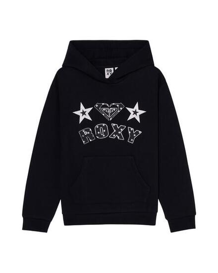 Sweat capuche SURF FEELING BRUSHED Noir Fille