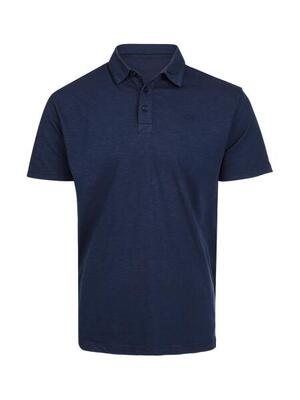 Palorai heren polo met korte mouwen mode regular fit indigo blue