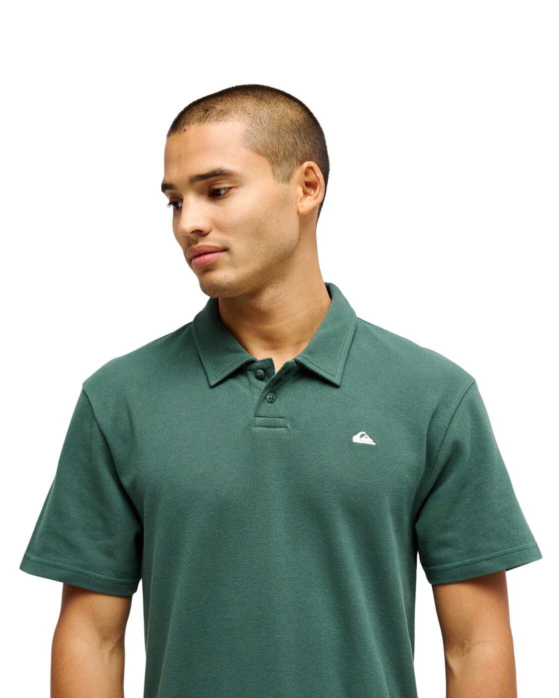 Camisa polo de manga corta MW PIQUE POLO Verde Hombre 4/4