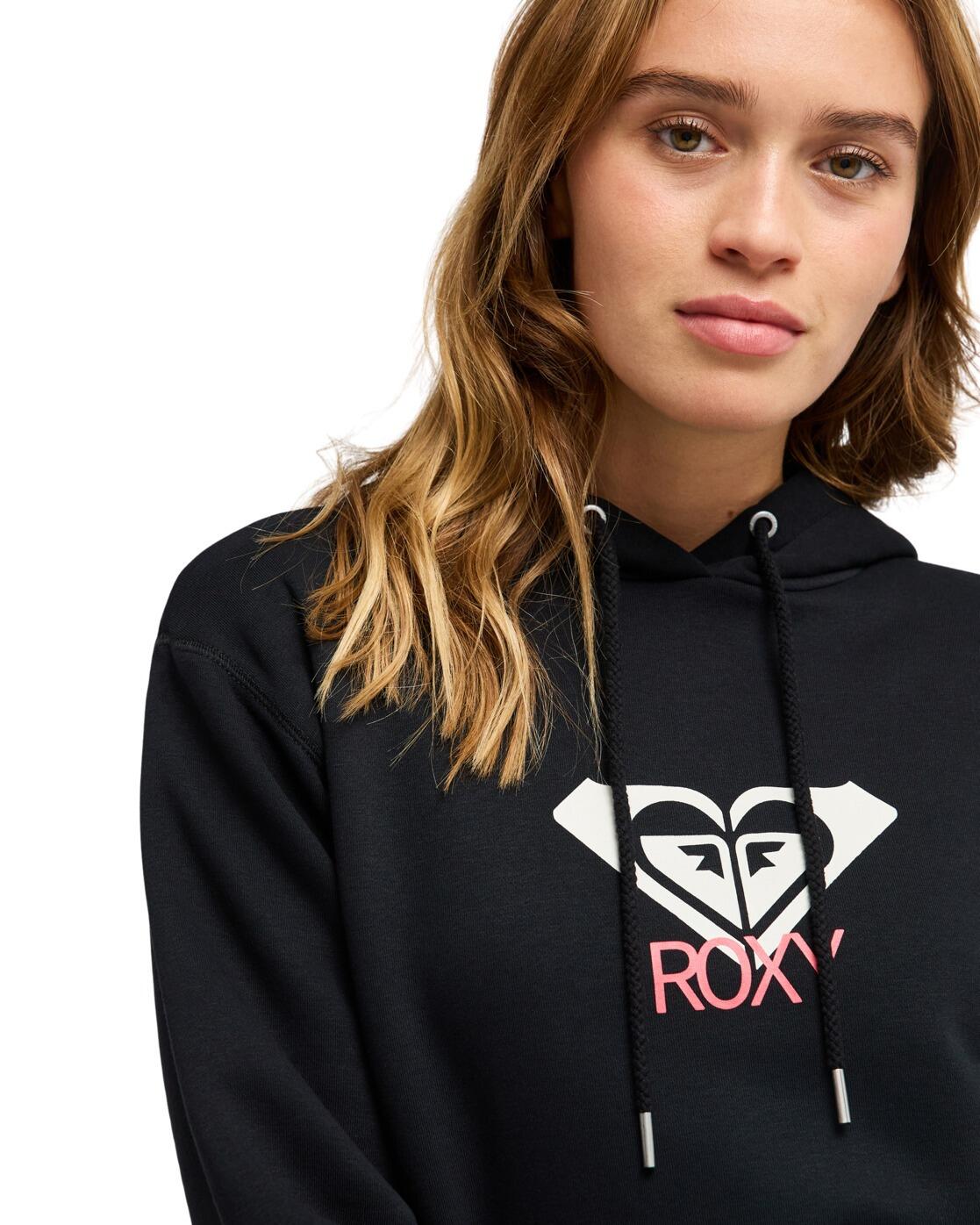 Sudadera con capucha SURF STOKED BRUSHED ART Negro Mujer 4/4