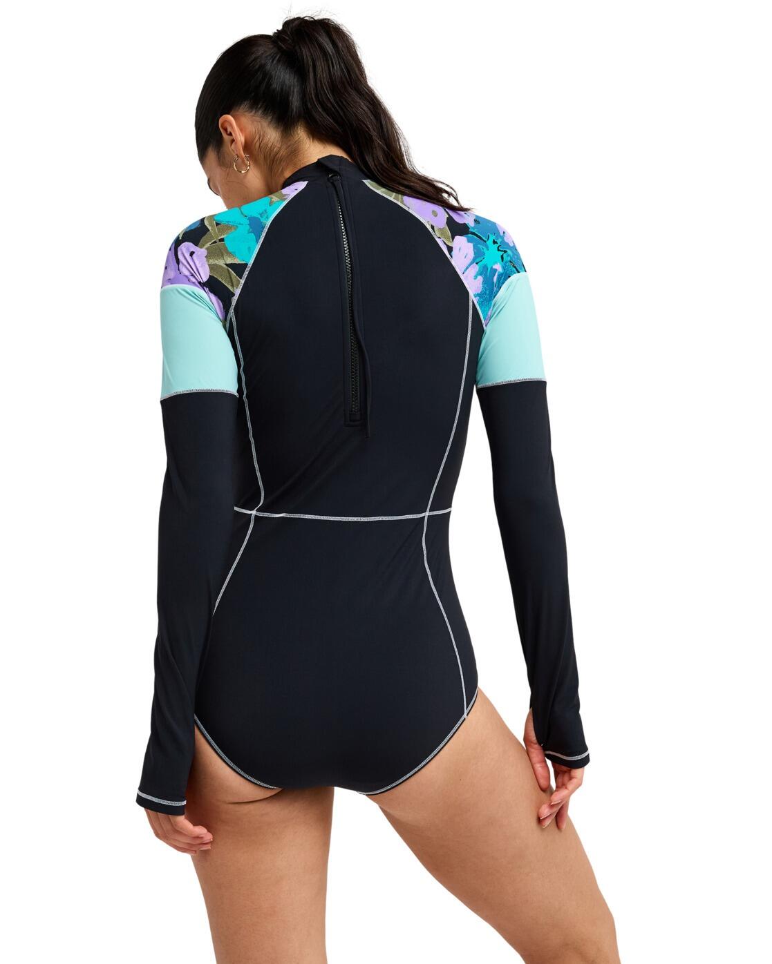 Bañador entero de manga larga ROXY ACTIVE Morado Mujer 2/4