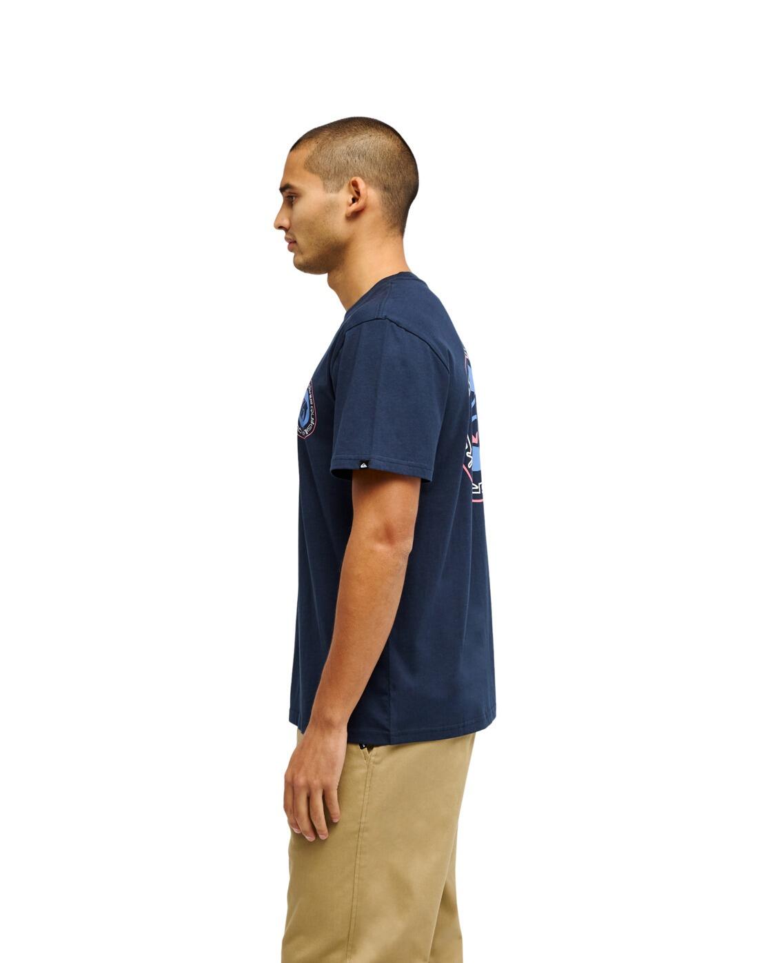 Camiseta de manga corta EV DUALITY Azul Hombre 3/4