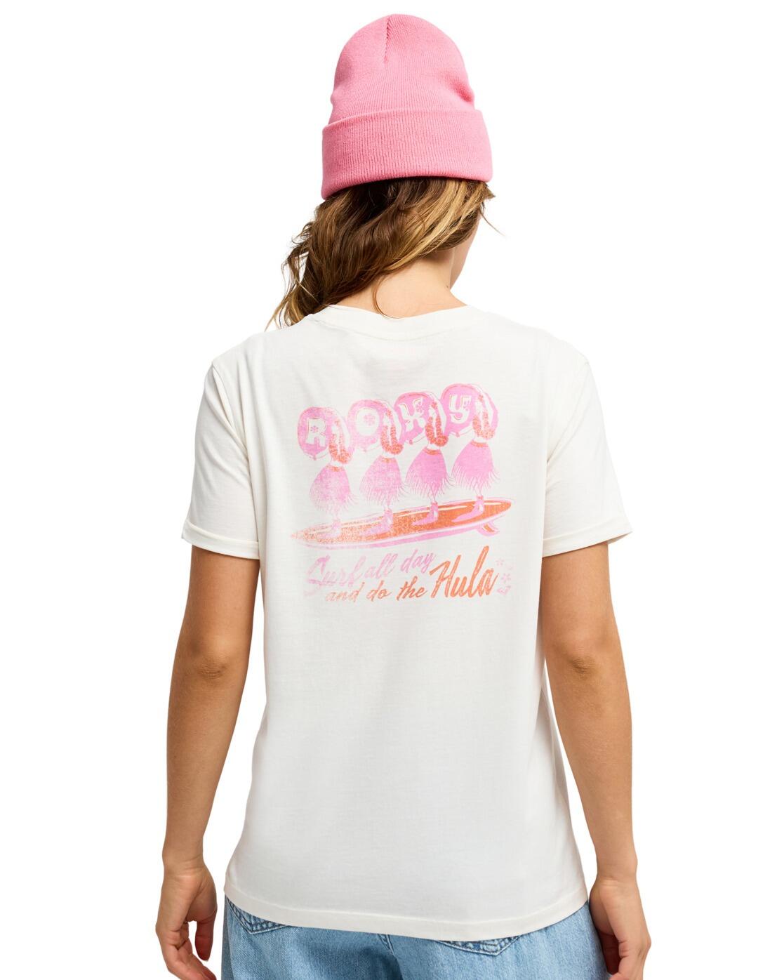 Camiseta de manga corta OCEANREGULAR POSTER Blanco Mujer 2/4