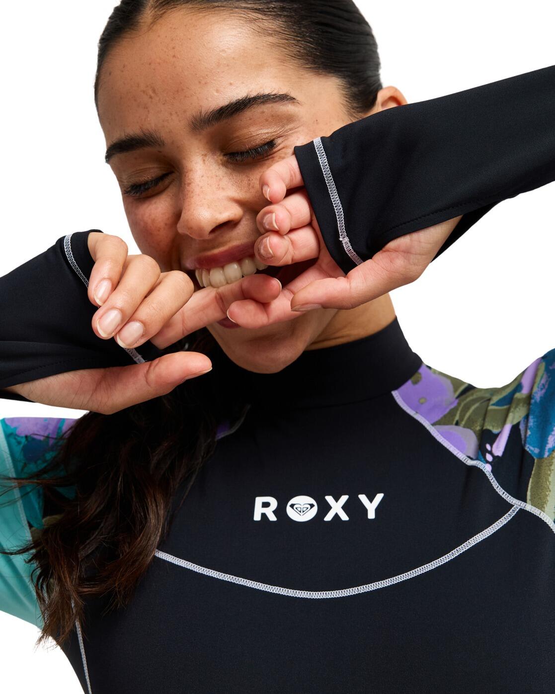 Bañador entero de manga larga ROXY ACTIVE Morado Mujer 4/4