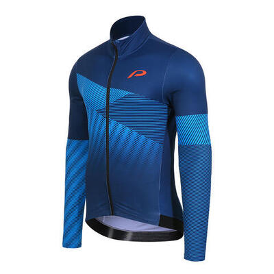 Fietsshirt lange mouw fiets p-straight edge