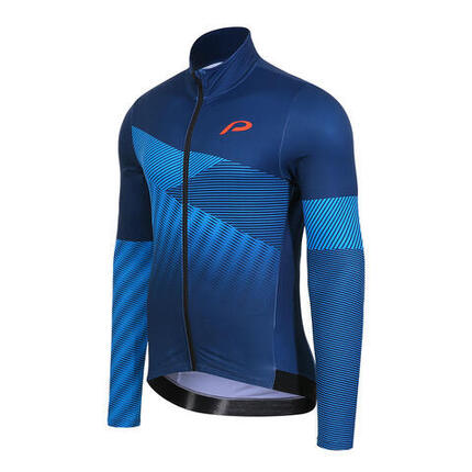 Herren Radsport Trikot langarm P-Straight Edge