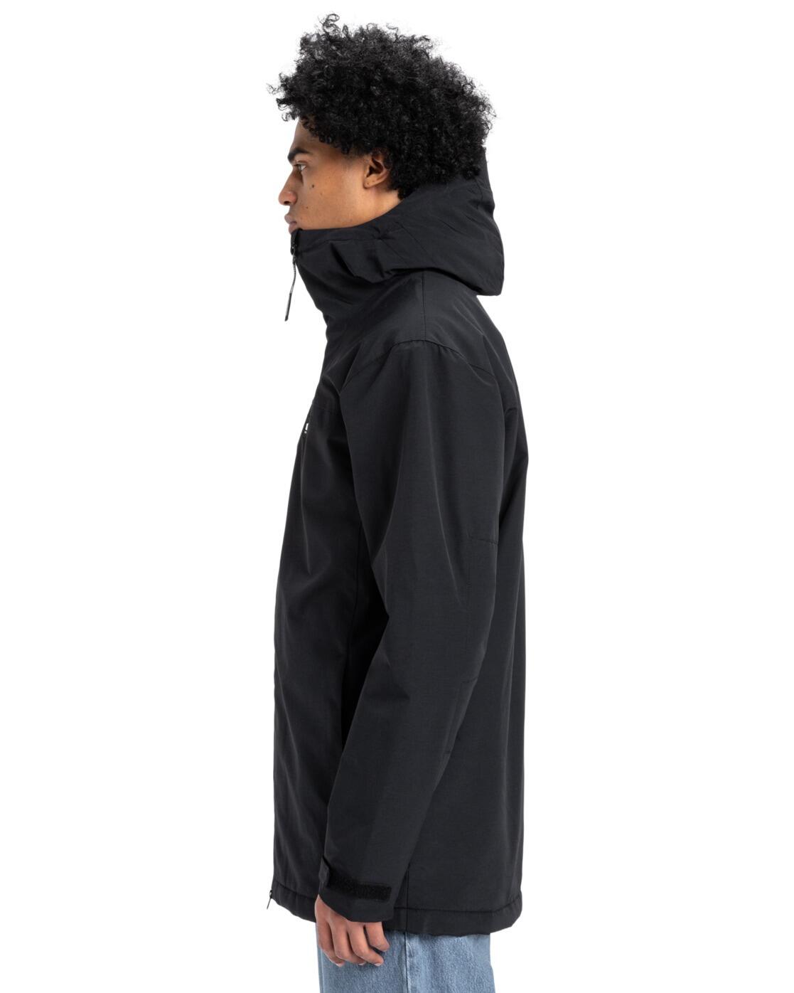 Chaqueta impermeable con capucha OVERCAST 3K PARKA Negro Hombre 3/4