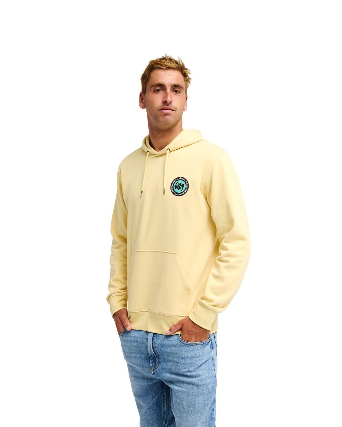 Sudadera con capucha DUALITY Amarillo Hombre 3/4