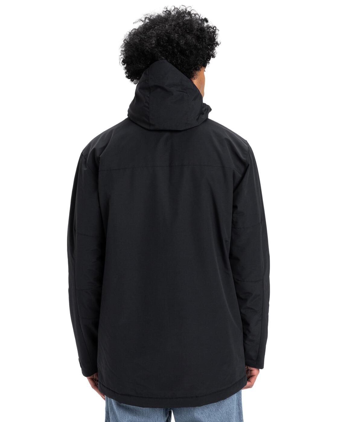 Chaqueta impermeable con capucha OVERCAST 3K PARKA Negro Hombre 2/4