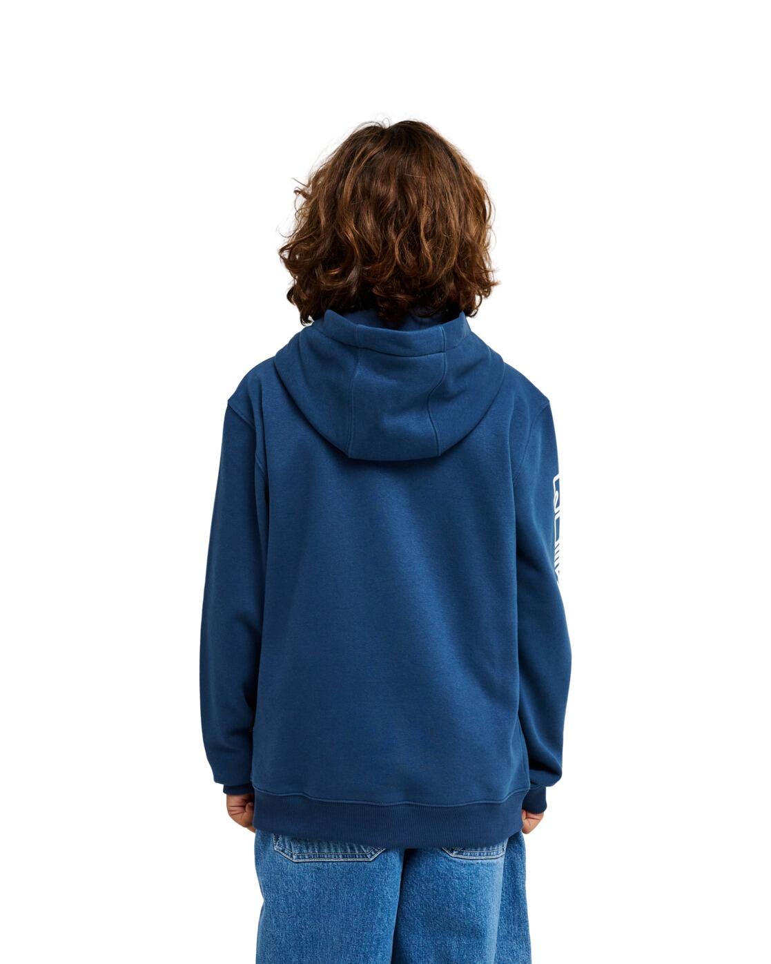 Hoodie OMNI LOGO Blau Jongens 8-16 2/4