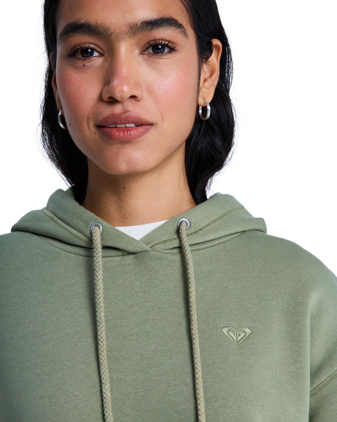 Sudadera con capucha SURF STOKED BRUSHED Verde Mujer 4/4