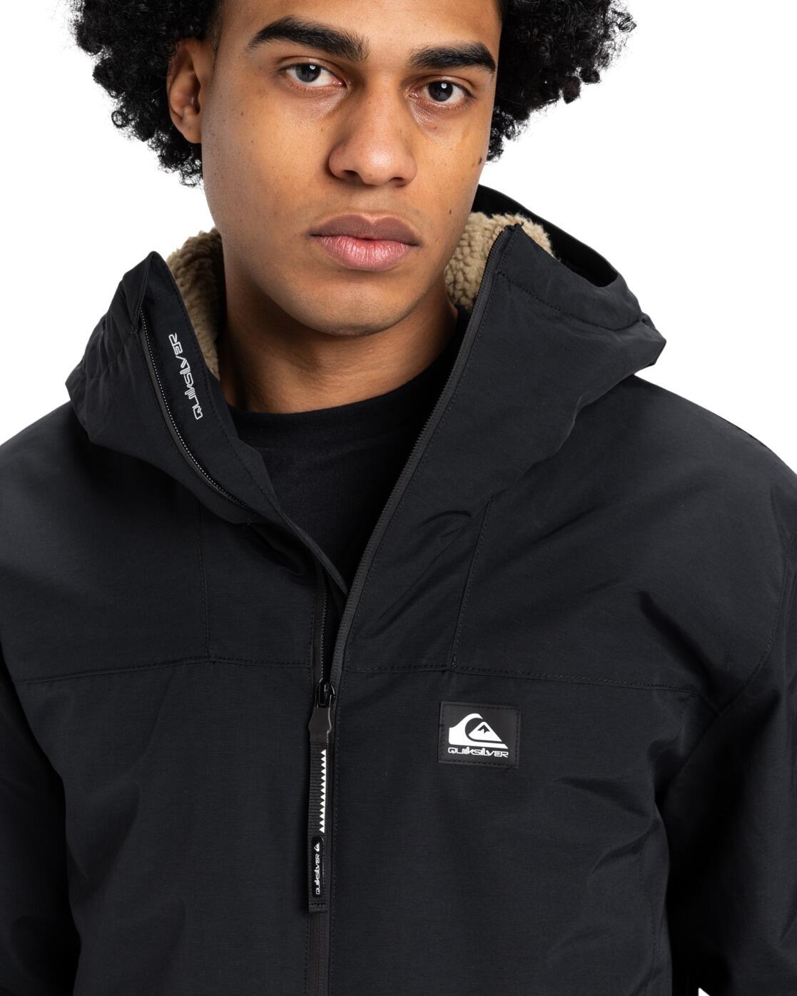 Chaqueta impermeable con capucha OVERCAST 3K PARKA Negro Hombre 4/4