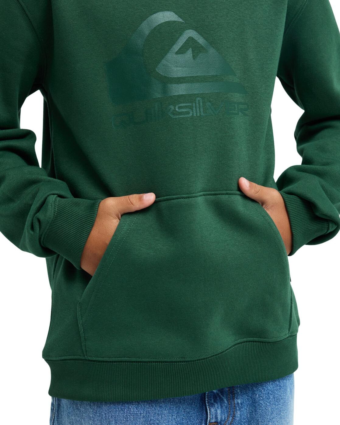 Sudadera con capucha COMP LOGO Verde Niño 4/4