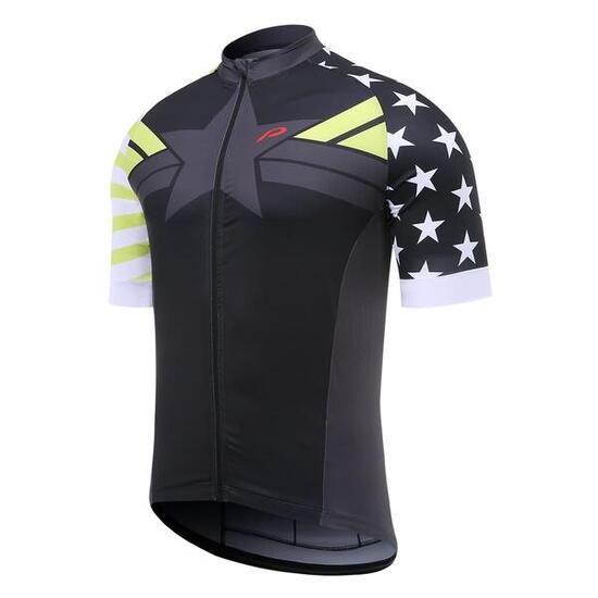 Herren Radsport Trikot kurzarm P-Meteor