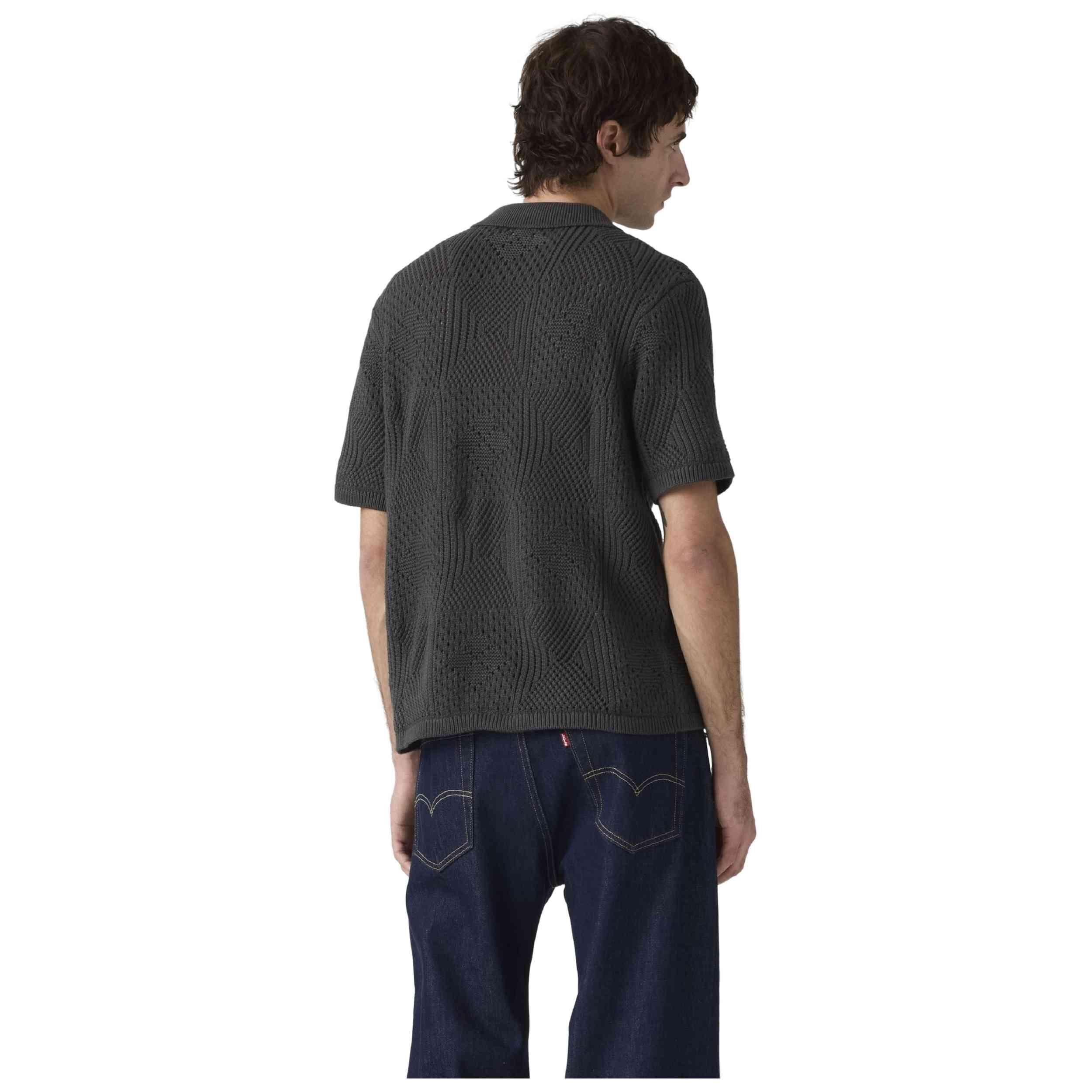 Cardigan Levi's modelo SWEATER CAMP SHIRT DARK PHANTOM para hombre 2/2