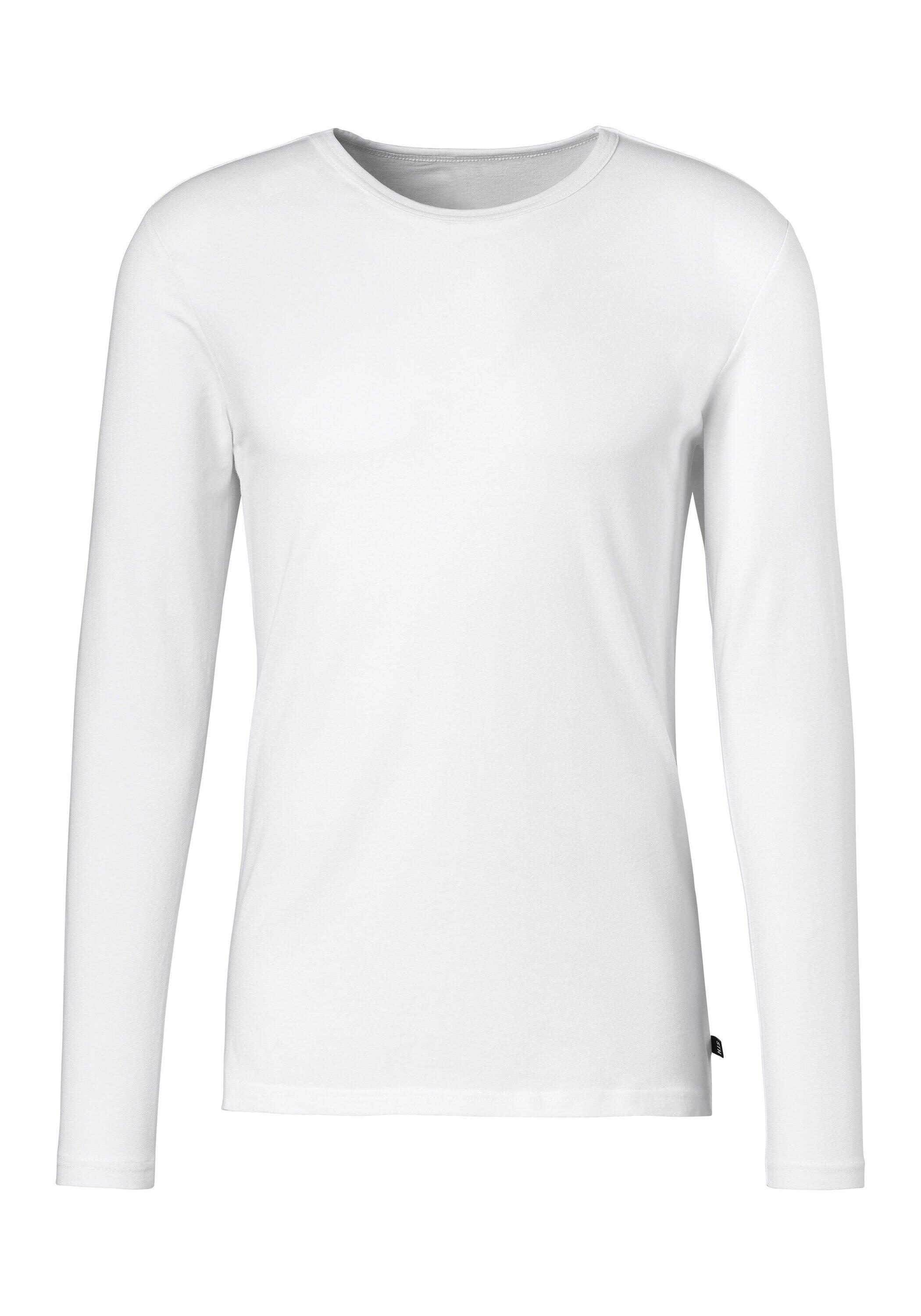 Herren H.I.S Langarmshirts (2 Stück), aus Baumwolle 3/4
