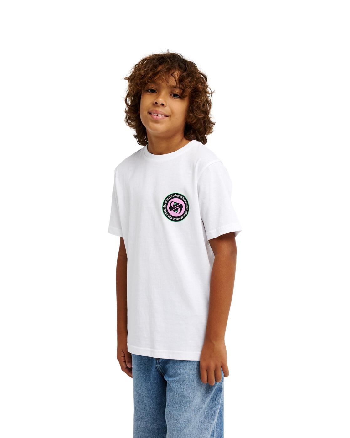 Camiseta de manga corta EV DUALITY Blanco Niño 3/4