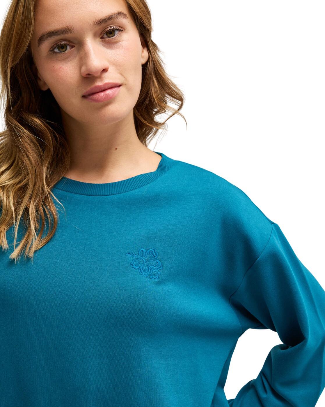 Sweat doux et confortable SURFING BY MOONLIGHT Bleu Femme 4/4