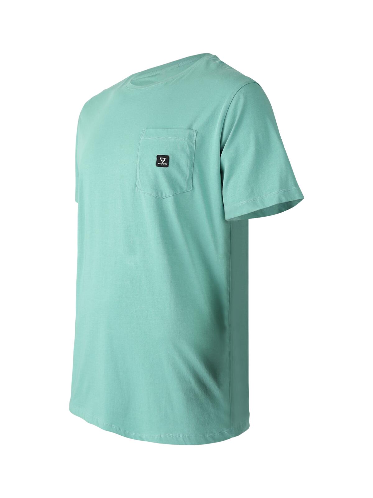 Axle-N Heren T-Shirt Fashion Regular fit Crewneck Bottle Green 3/6