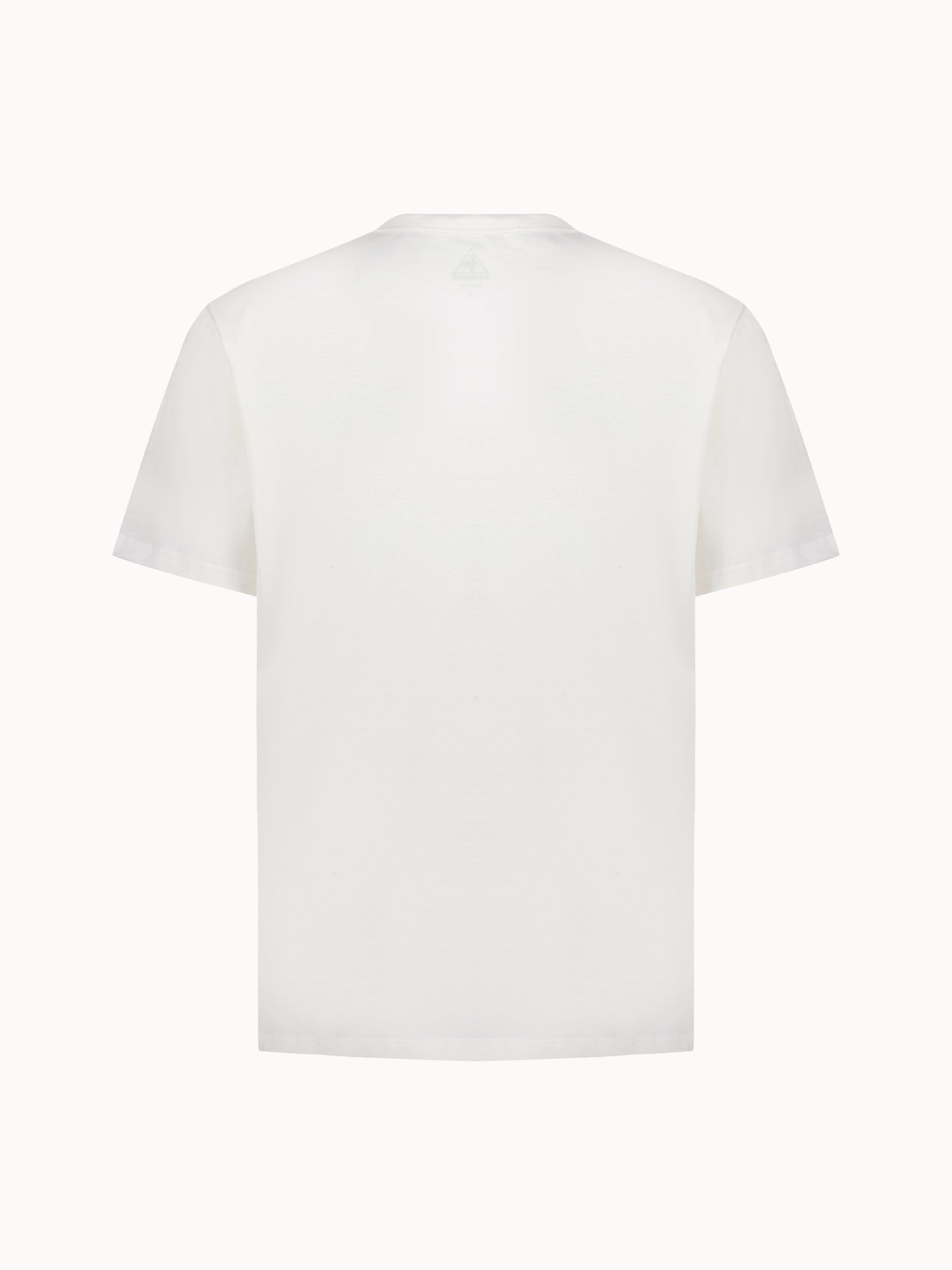 T-shirt relax en jersey de coton 3/4
