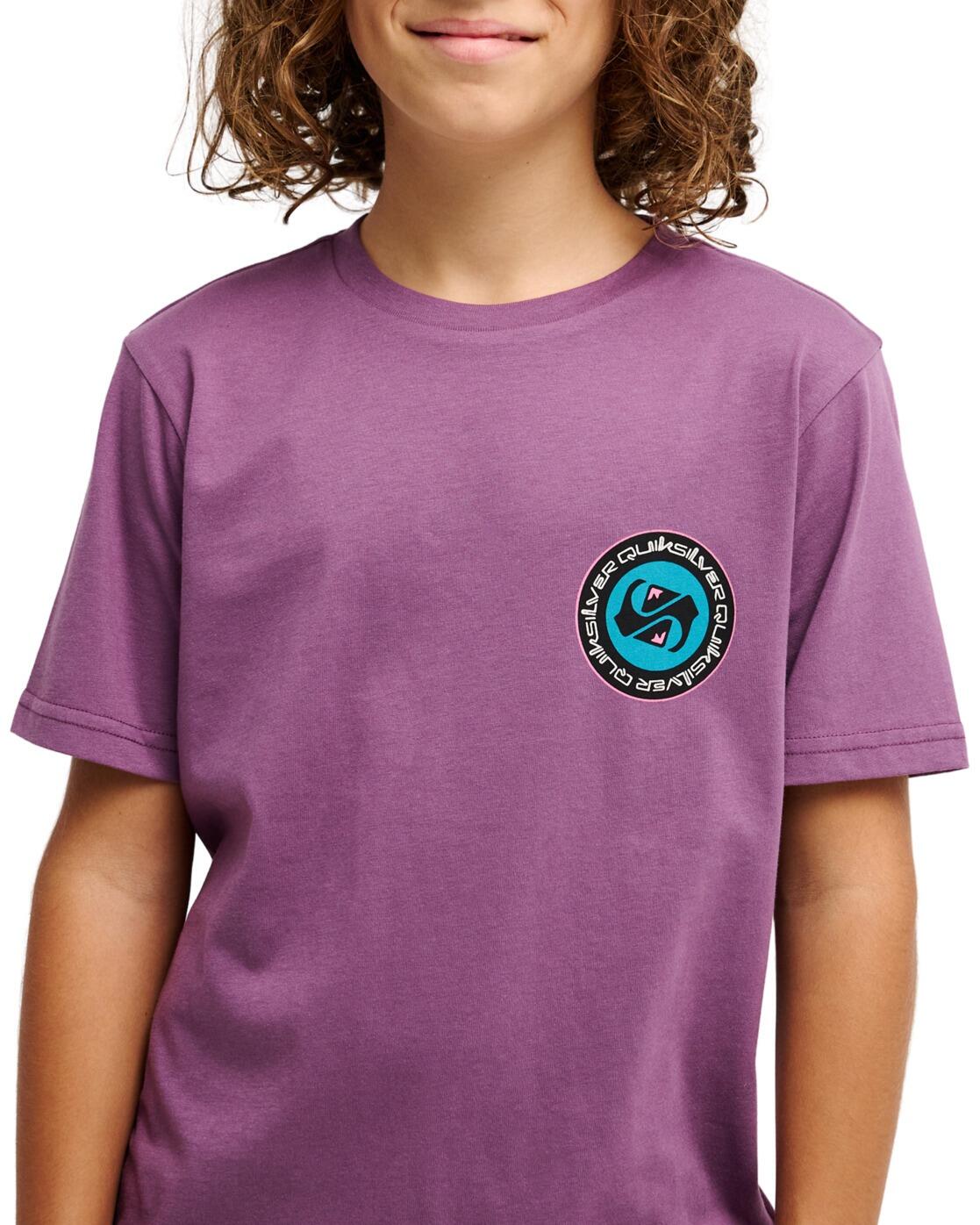Camiseta de manga corta EV DUALITY Morado Niño 3/4