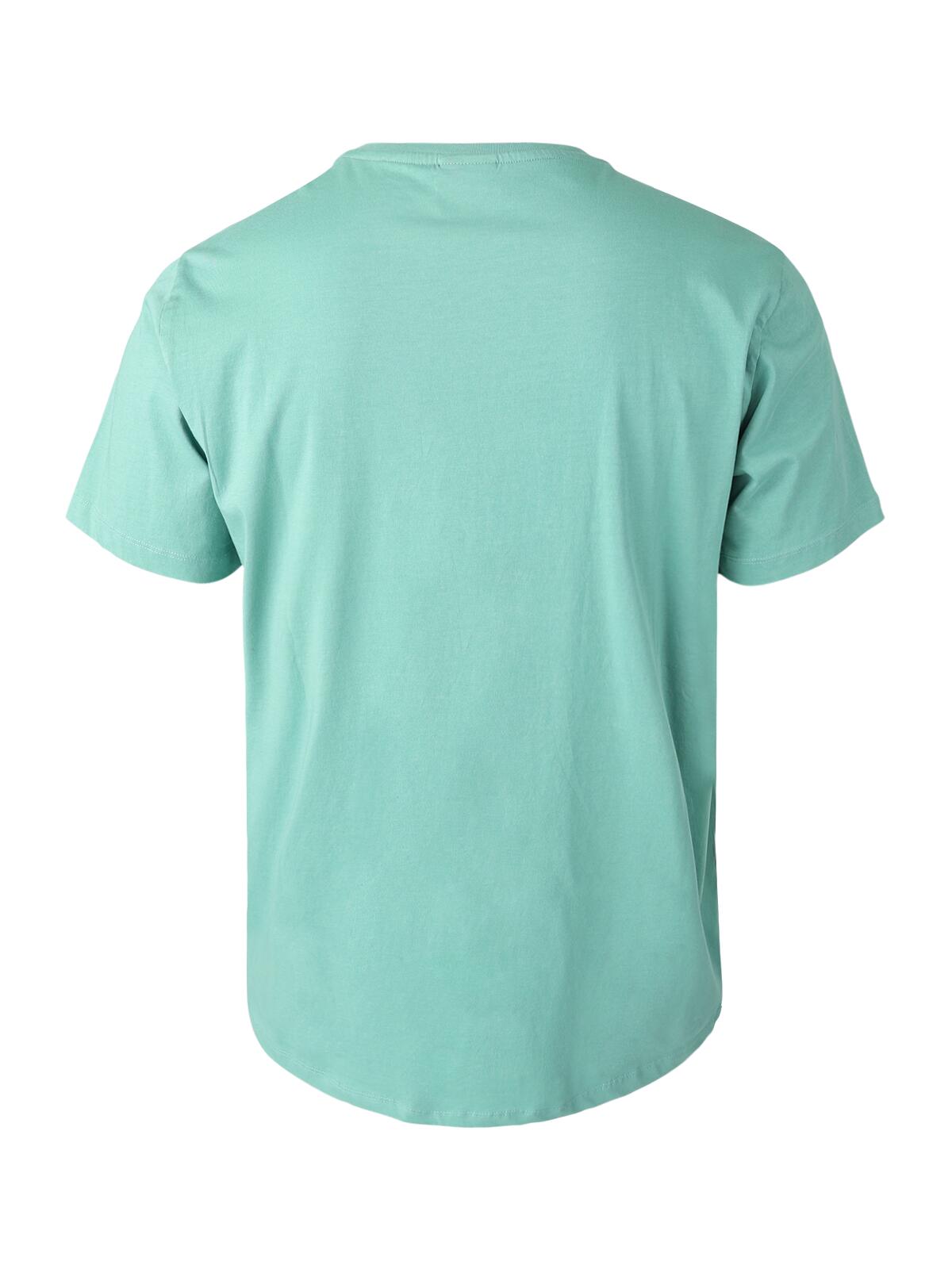 Axle-N Heren T-Shirt Fashion Regular fit Crewneck Bottle Green 2/6