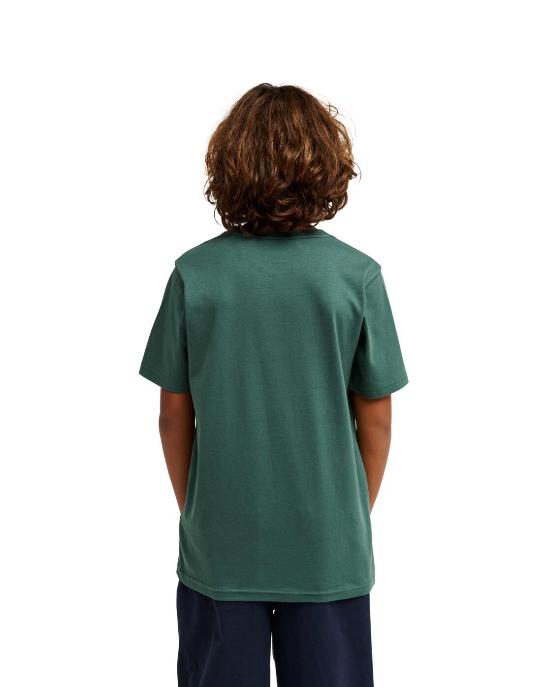 Camiseta de manga corta BASIC Verde Niño 2/4