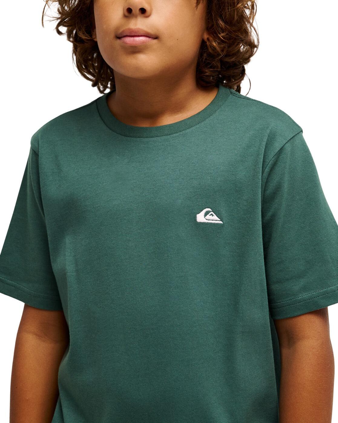Camiseta de manga corta BASIC Verde Niño 4/4