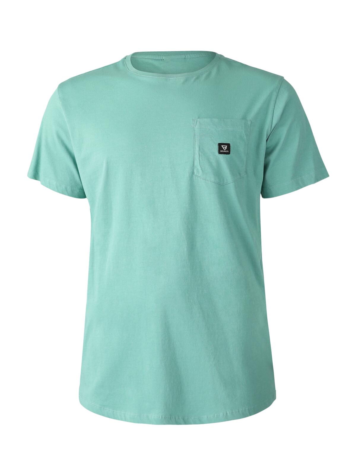 Axle-N Heren T-Shirt Fashion Regular fit Crewneck Bottle Green 1/6