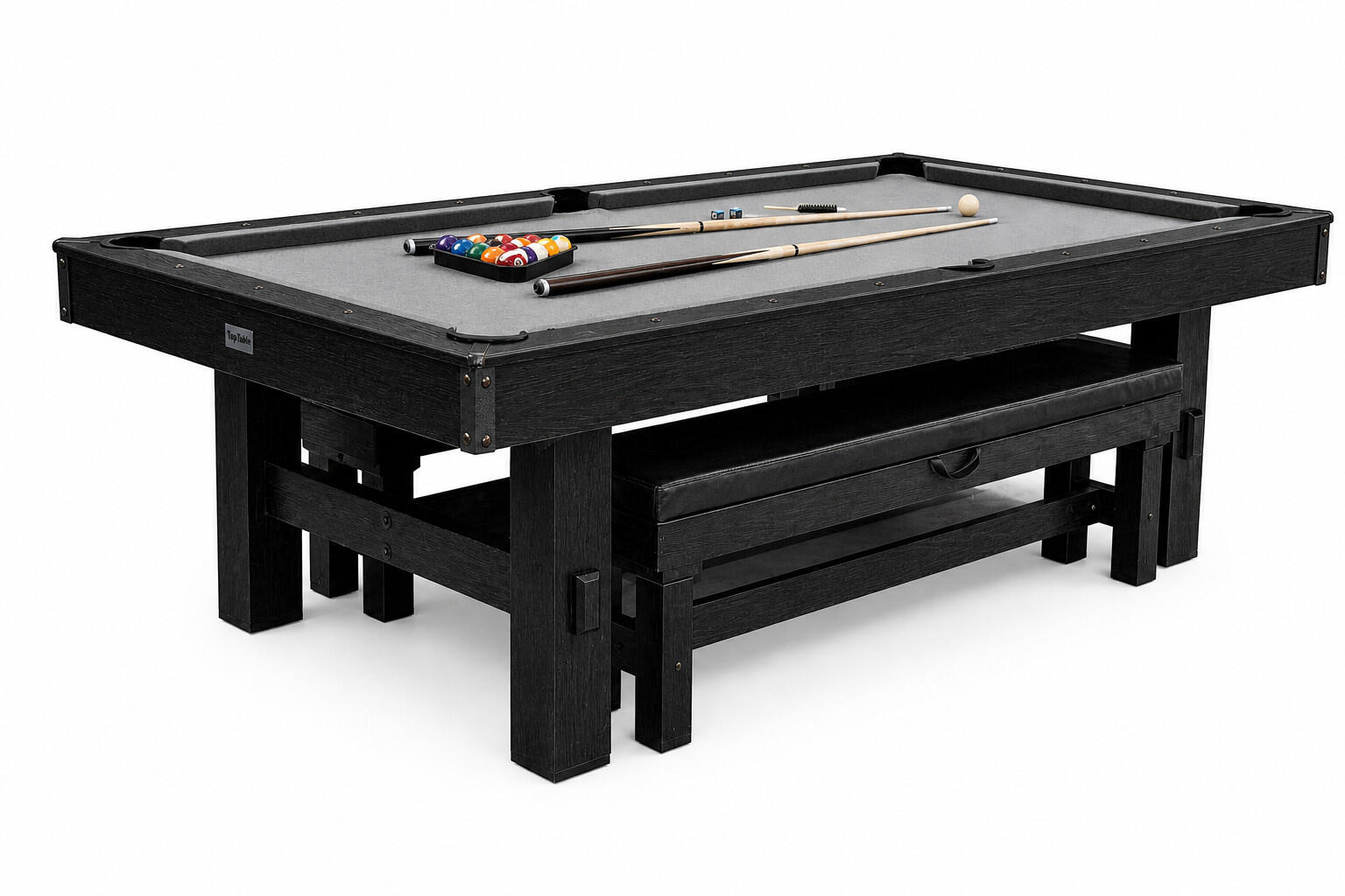 John West Pool Billardtisch Dining Pro 8ft Komplettpaket 5/7