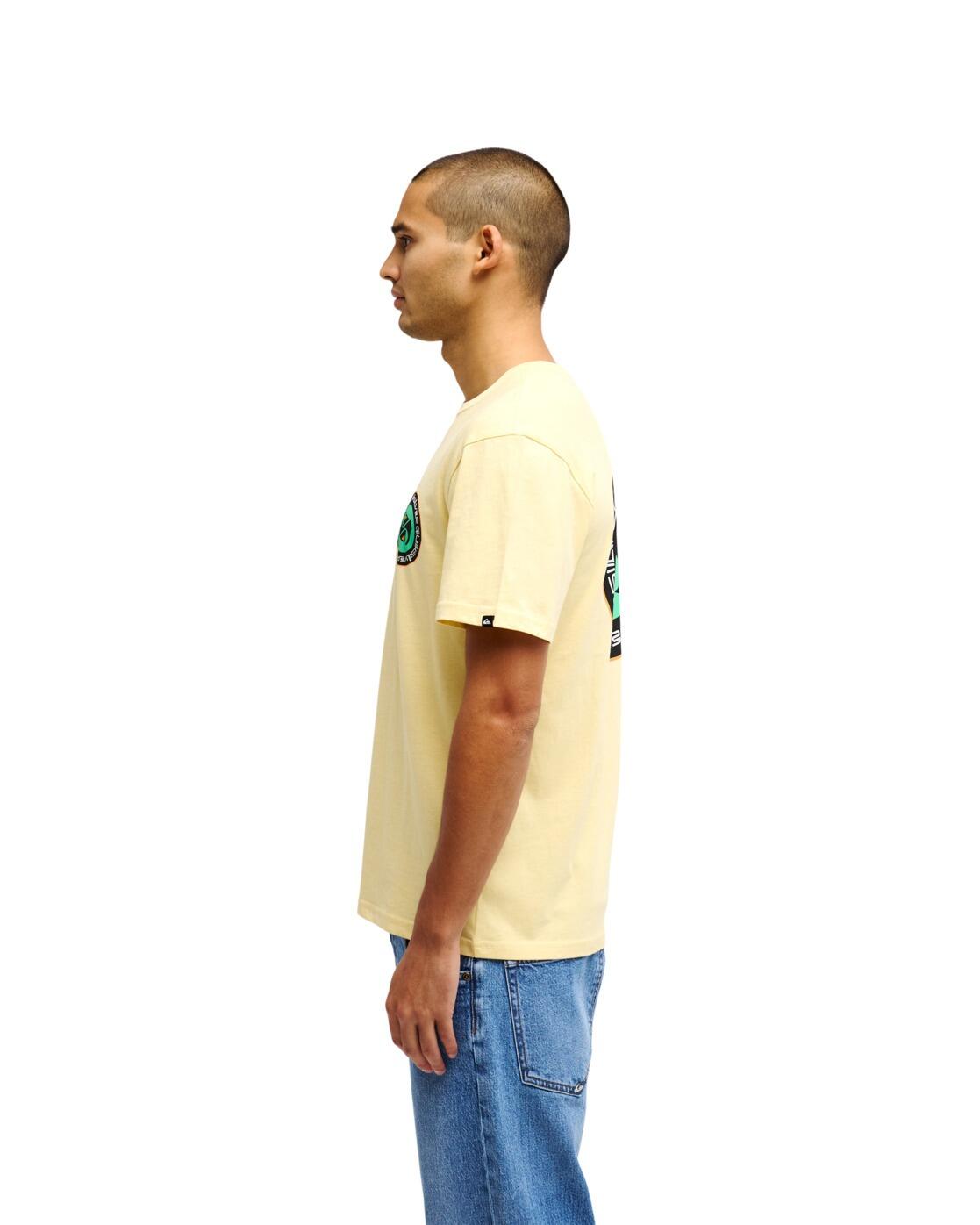 Camiseta de manga corta EV DUALITY Amarillo Hombre 3/4