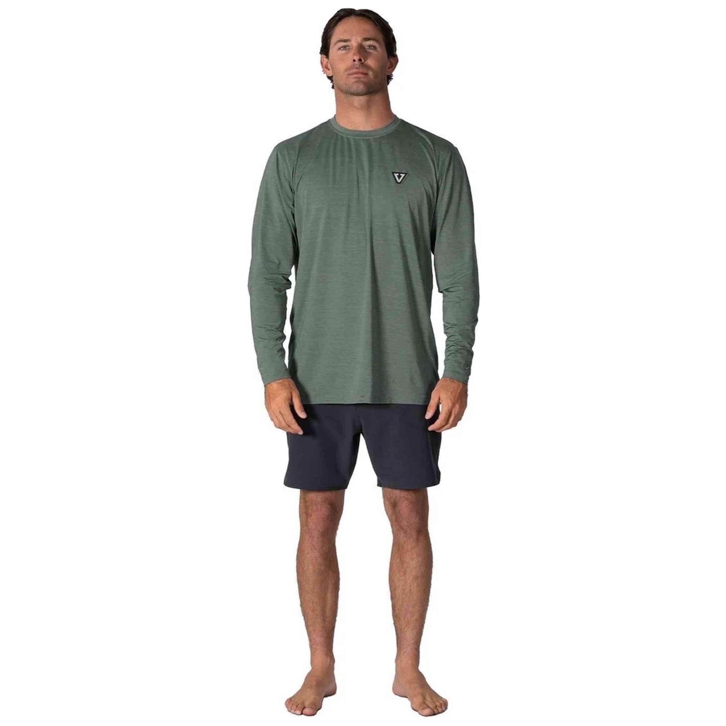 T-shirt à manches longues Vissla modèle ML02WTEL-ARH pour homme 1/2