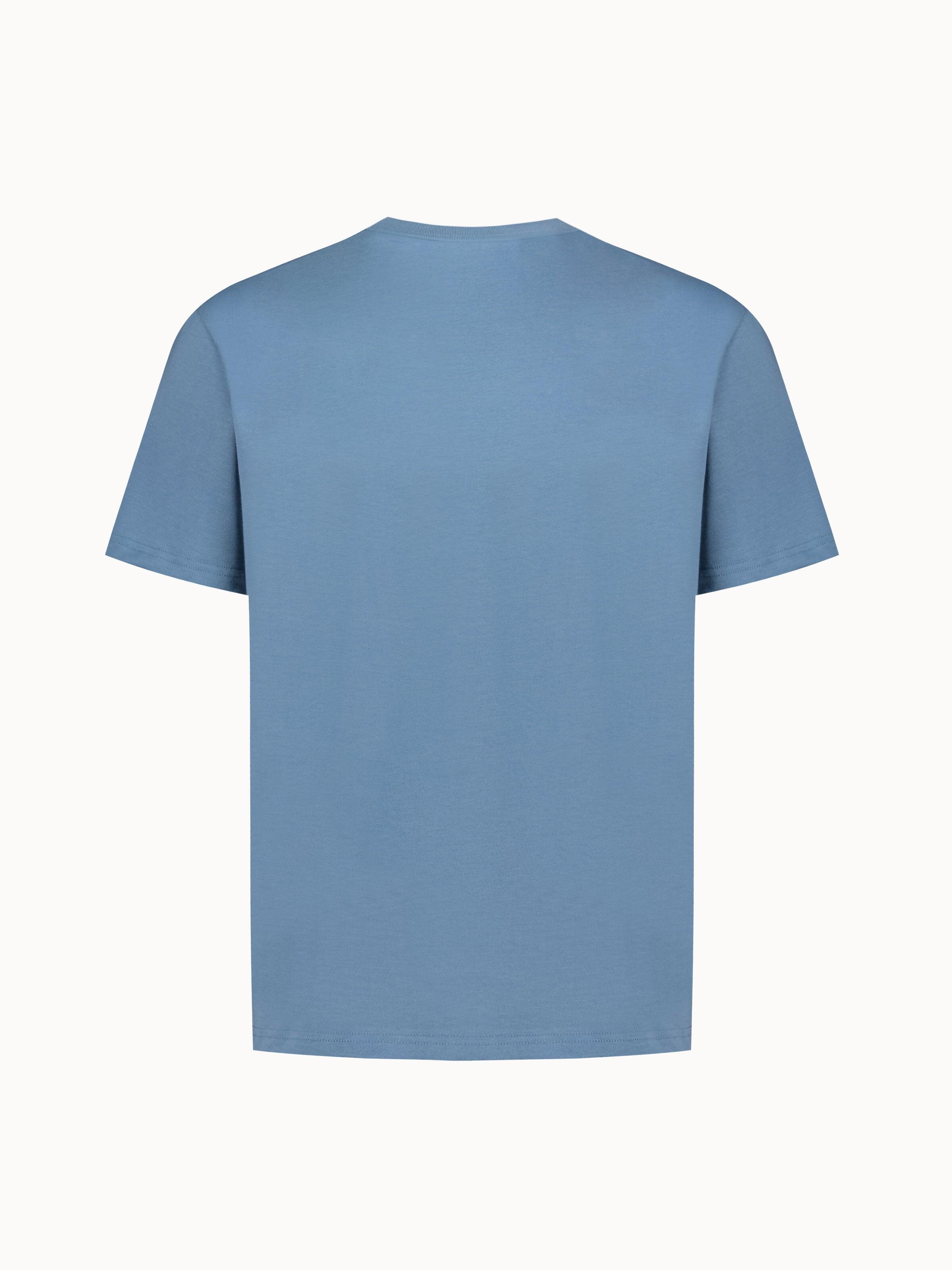 T-shirt relax en jersey de coton 3/4
