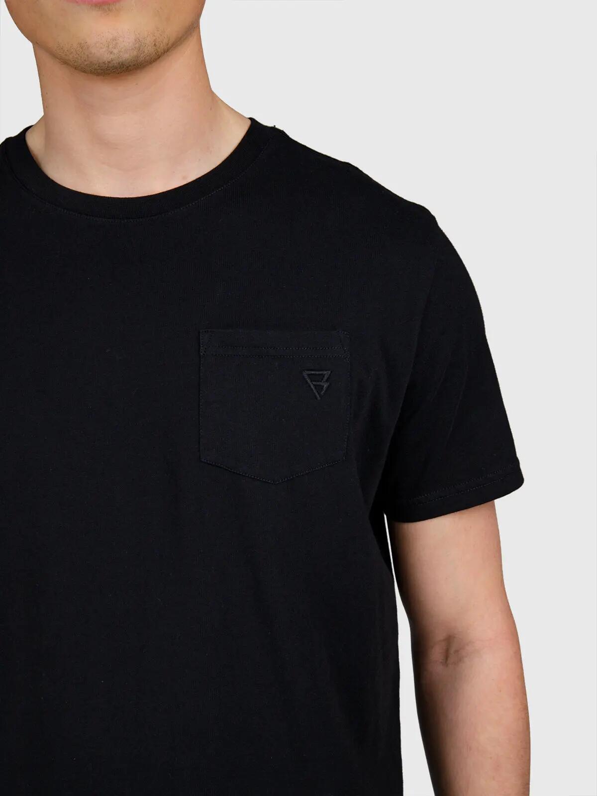 Axle Herren T-Shirt Mode Normale Passform Rundhalsausschnitt Black 6/6