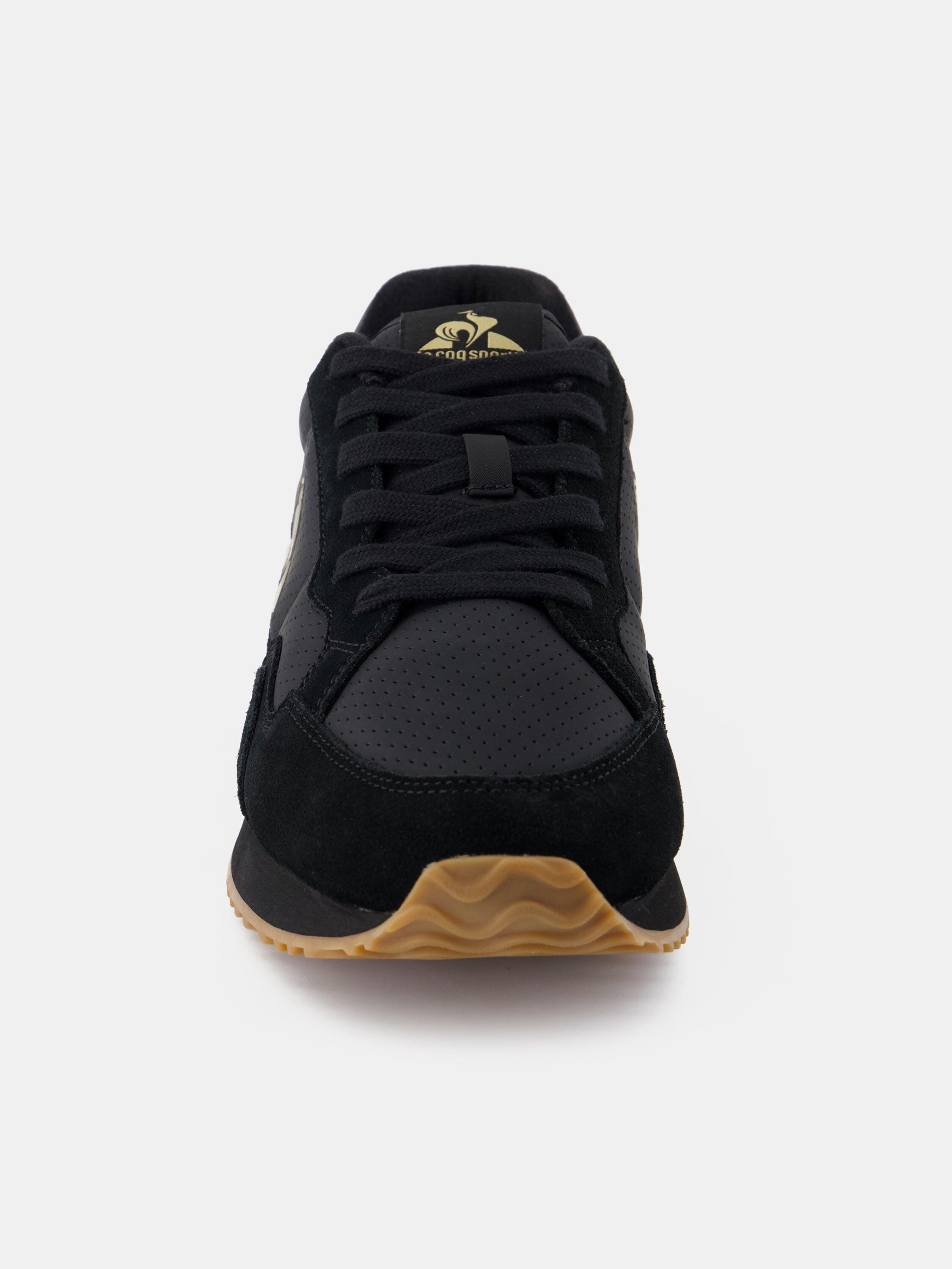 Sneakers rétro-running en cuir perforé et suede Jet Star 4/4