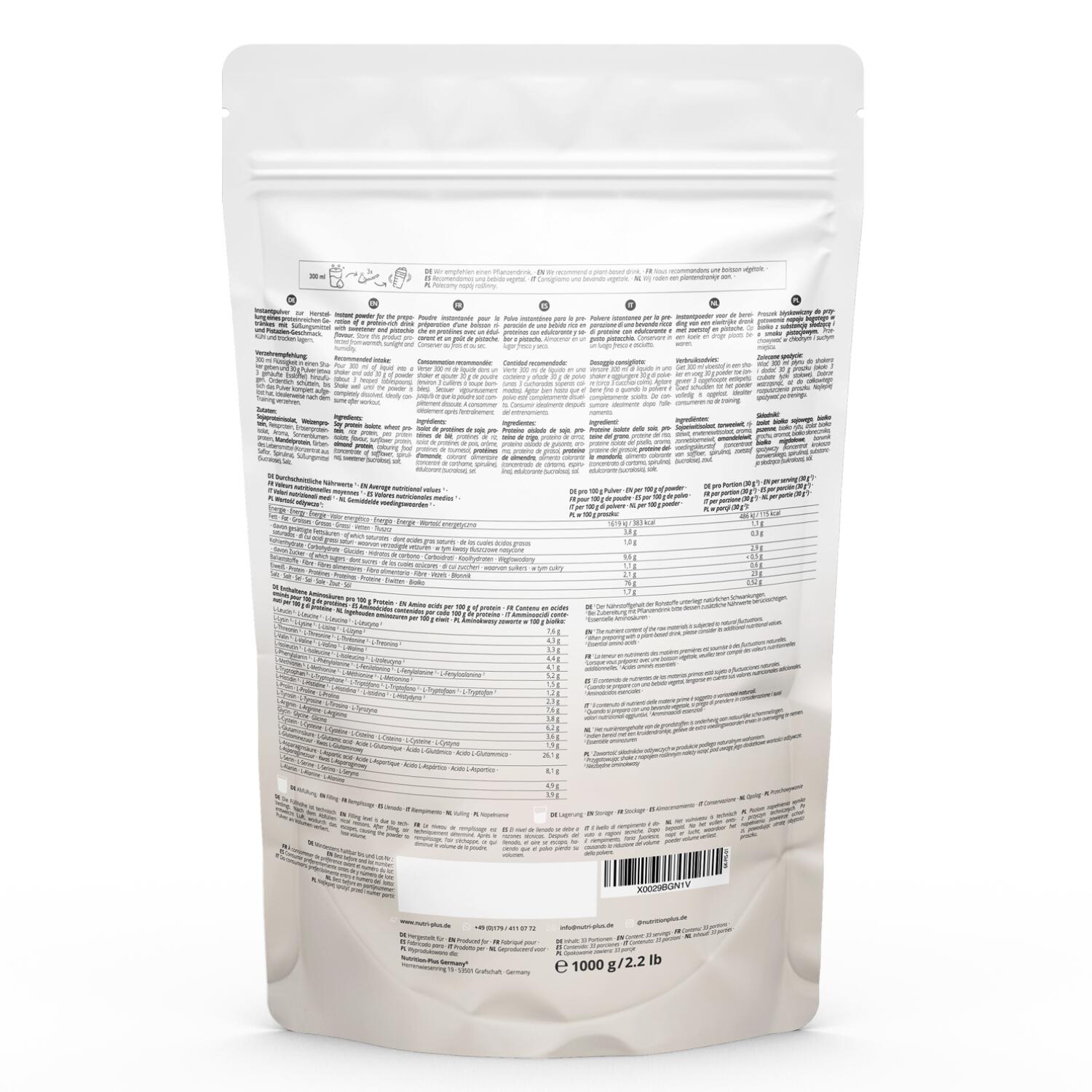 Proteína en polvo 6K 1000 g - Pistacho 2/5